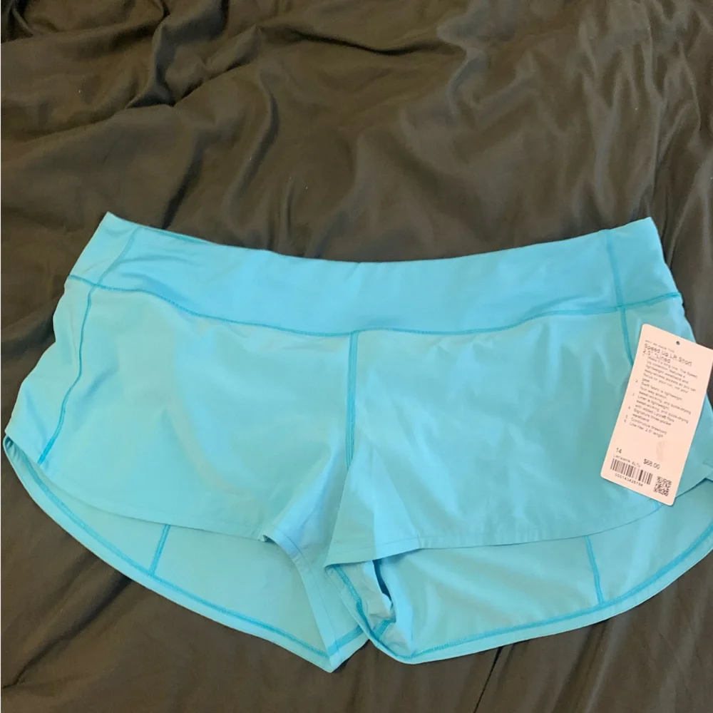 NWT lululemon athletica Blue Women Shorts LOW RISE